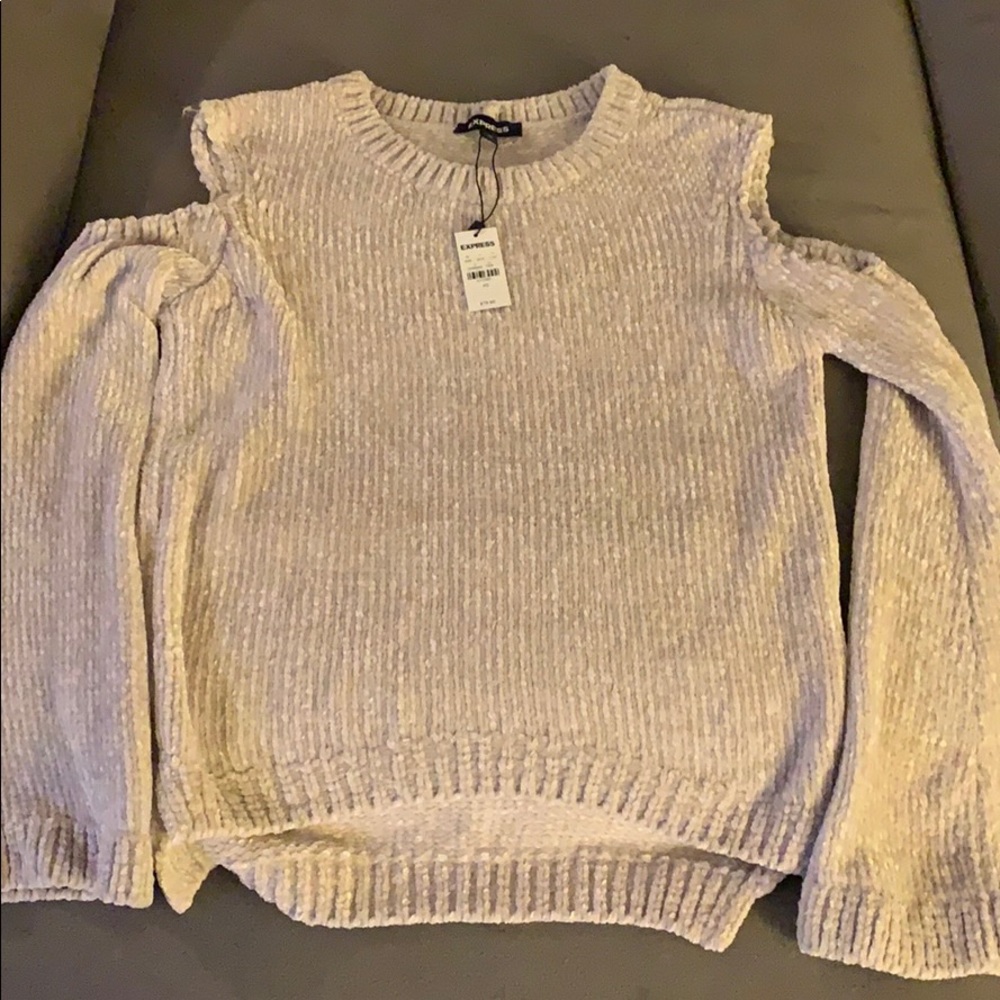 NWT Express White Sweater